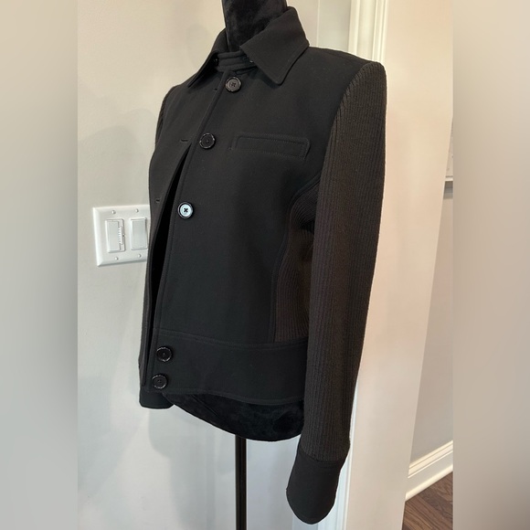 ✨EUC✨Ann Taylor Women's Jacket Size S
Black Wool Blend Button Front Short Length - Picture 4 of 16